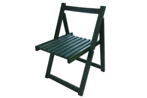 钢木折叠椅